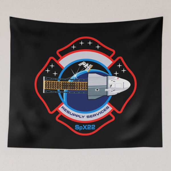 Item preview, SpaceX CRS-22 mission patch designed and sold by trendistudio.