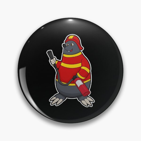 Item preview, Mole Firefighter Fire extingusher Fire department designed and sold by Snabdesign84.