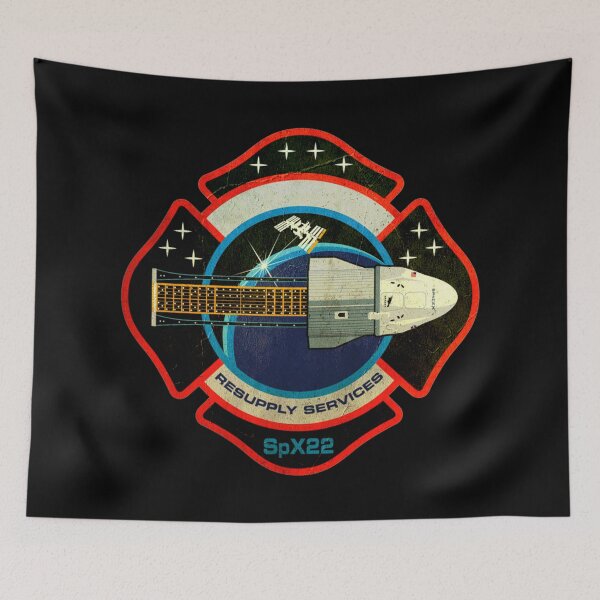 Item preview, SpaceX CRS-22 mission patch - vintage look  designed and sold by trendistudio.