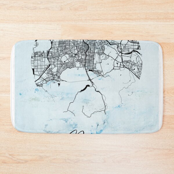 Item preview, Daegu - South Korean Alpha Watercolor Map designed and sold by WatercolorMap.