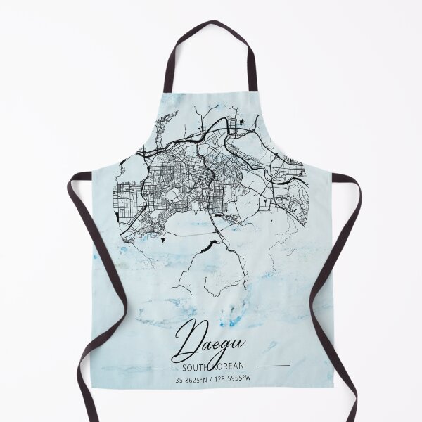 Item preview, Daegu - South Korean Alpha Watercolor Map designed and sold by WatercolorMap.