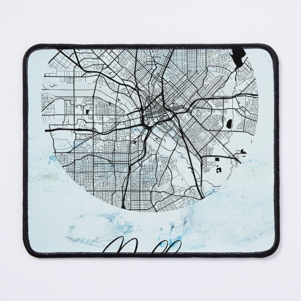 Item preview, Dallas - United States Alpha Watercolor Map designed and sold by WatercolorMap.