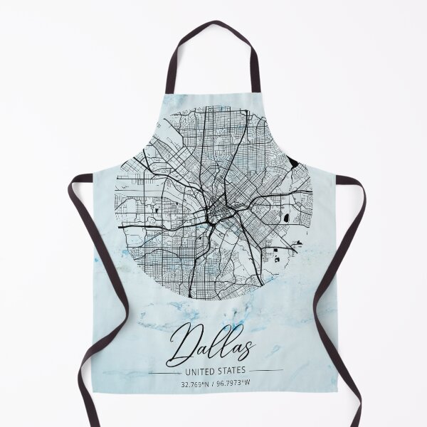 Item preview, Dallas - United States Alpha Watercolor Map designed and sold by WatercolorMap.