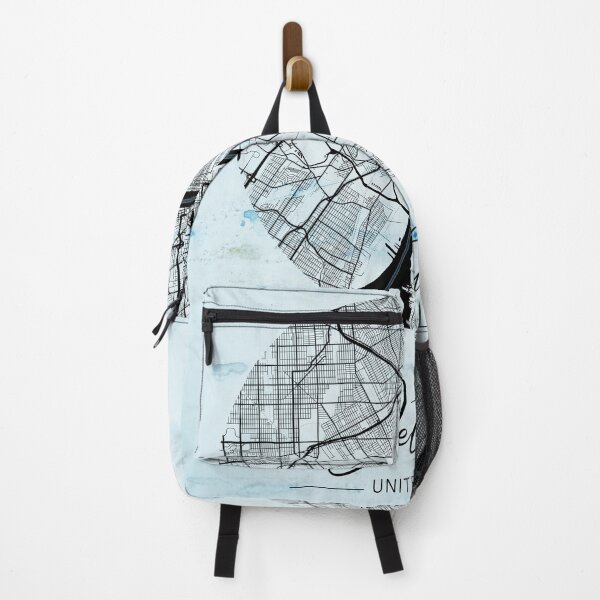 Item preview, Detroit - Michigan Alpha Watercolor Map designed and sold by WatercolorMap.