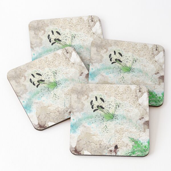 Item preview, White Lillies Abstract color designed and sold by artdragongift 15.