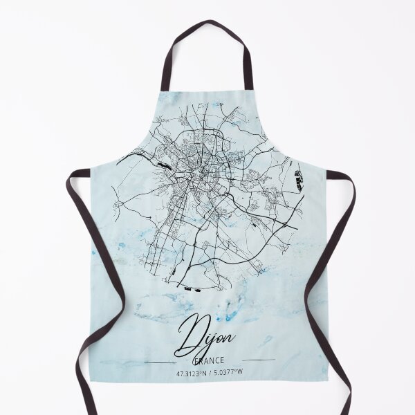 Item preview, Dijon - France Alpha Watercolor Map designed and sold by WatercolorMap.