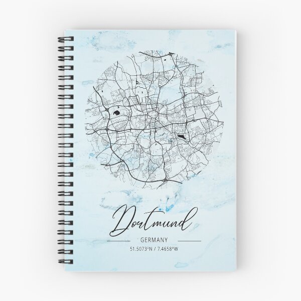 Item preview, Dortmund - Germany Alpha Watercolor Map designed and sold by WatercolorMap.