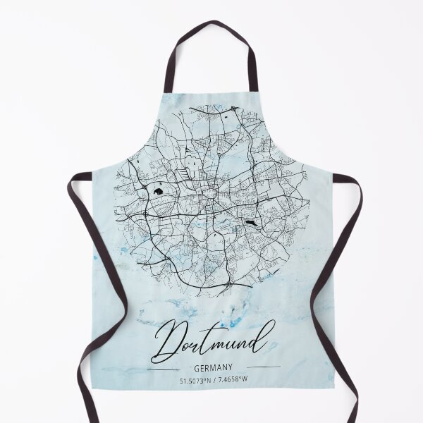 Item preview, Dortmund - Germany Alpha Watercolor Map designed and sold by WatercolorMap.