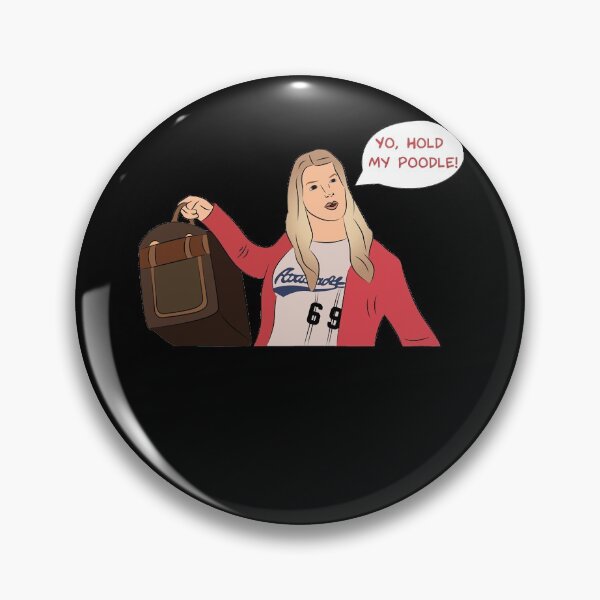 Item preview, White Chicks Hold My Poodle Gift Idea designed and sold by WhiteChickFunny.