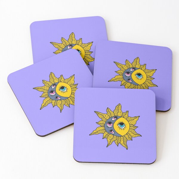Item preview, Abstract Hippie Third Eye Manifestation Colorful Sun Drawing designed and sold by Duundeed.