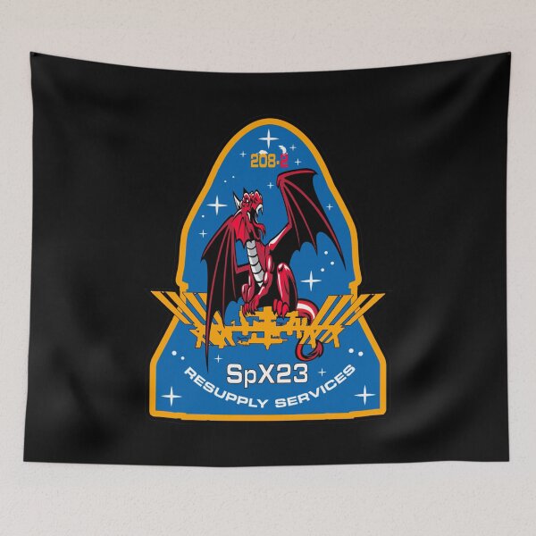 Item preview, SpaceX CRS-23 mission patch designed and sold by trendistudio.