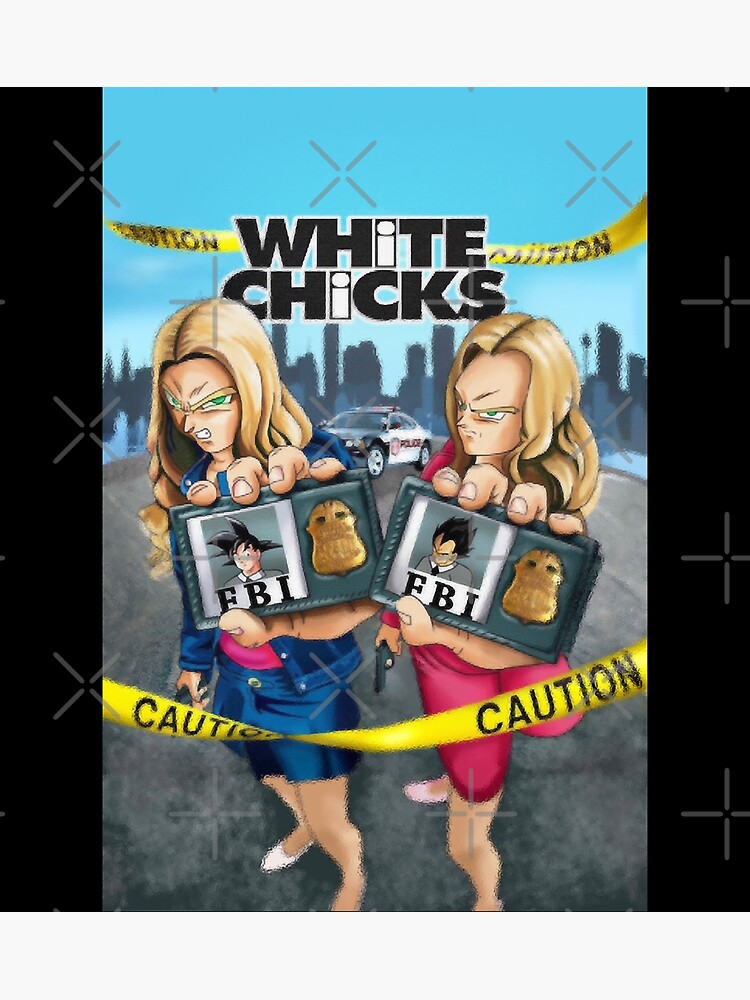 Disover White Chicks Mashup Dragon Ball Gifts Day Premium Matte Vertical Poster