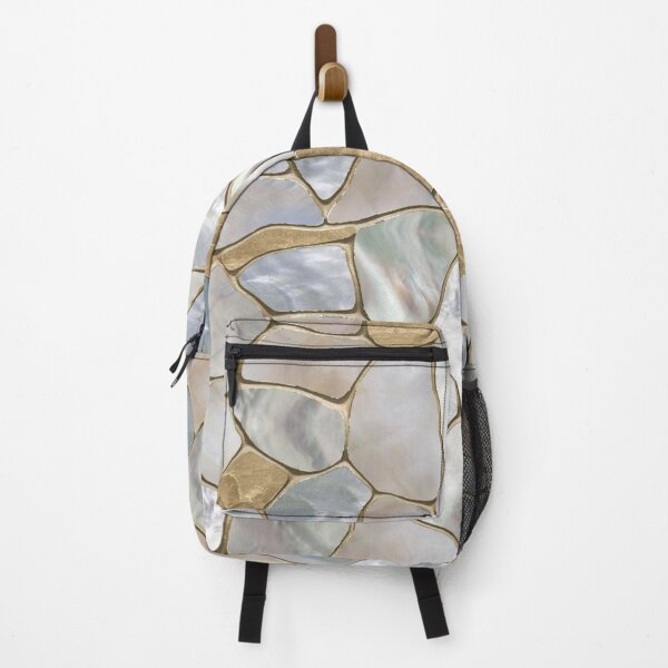 Item preview, Mother of pearl and Gold cells abstract designed and sold by k9printart.