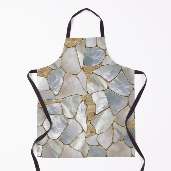 Item preview, Mother of pearl and Gold cells abstract designed and sold by k9printart.