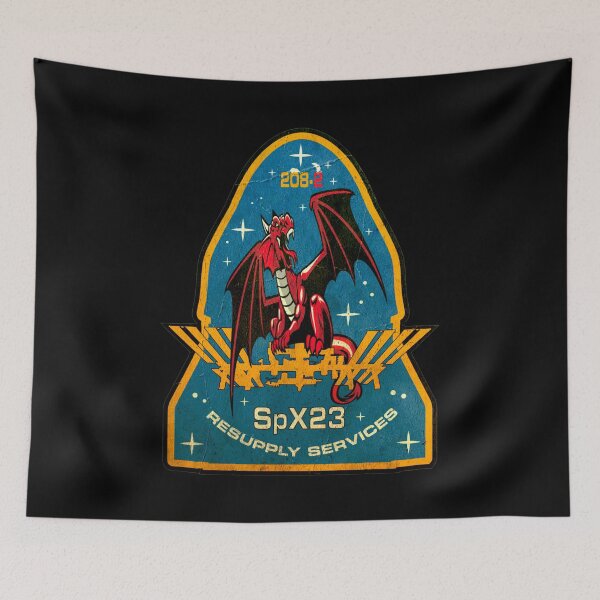 Item preview, SpaceX CRS-23 mission patch - vintage look designed and sold by trendistudio.