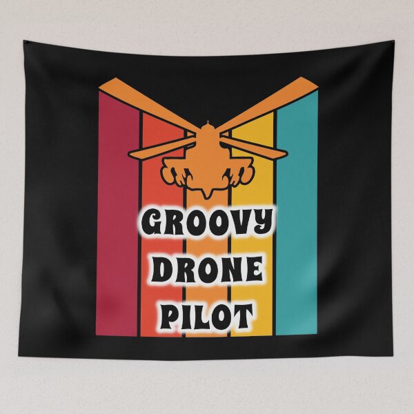 Item preview, Groovy Drone Pilot Halloween Costume Party Retro Vintage 70s designed and sold by ojdart.