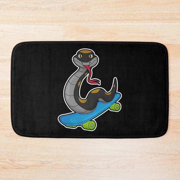 Item preview, Snake as Skater with Skateboard designed and sold by Snabdesign84.