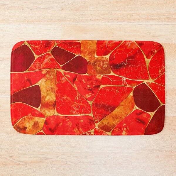 Item preview, Red Marble and watercolor Cells designed and sold by k9printart.