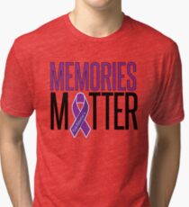 Alzheimer's Awareness Memories Matter Tri-blend T-Shirt