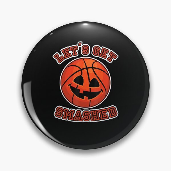 Item preview, Lets Get Smashed Funny Pumpkin Basketball designed and sold by Nguyenvanhai.