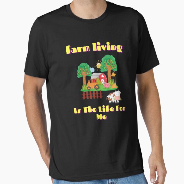 Vista previa del artículo con la obra «la vida en la granja es la vida para mí camiseta», diseñado y vendido por sapj27.