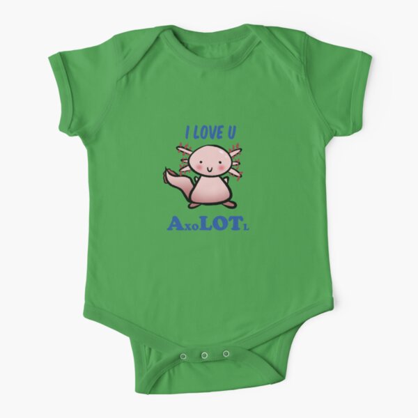 Kids Axolotl Gift Axolotl Stuff Anatomy of An Axolotl Baby Long Sleeve Bodysuit