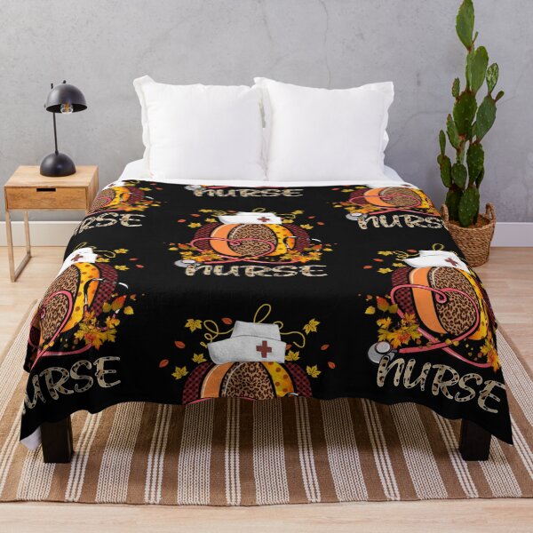 Item preview, Nurse Life Pumpkin Leopard Fall Halloween designed and sold by Ngothaovinh.