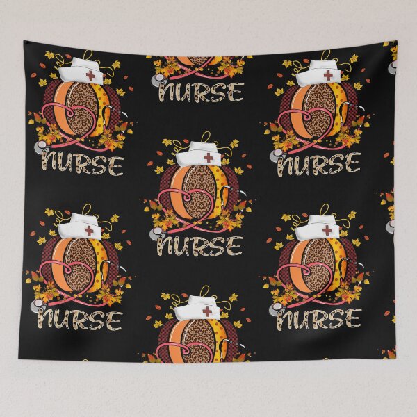 Item preview, Nurse Life Pumpkin Leopard Fall Halloween designed and sold by Ngothaovinh.