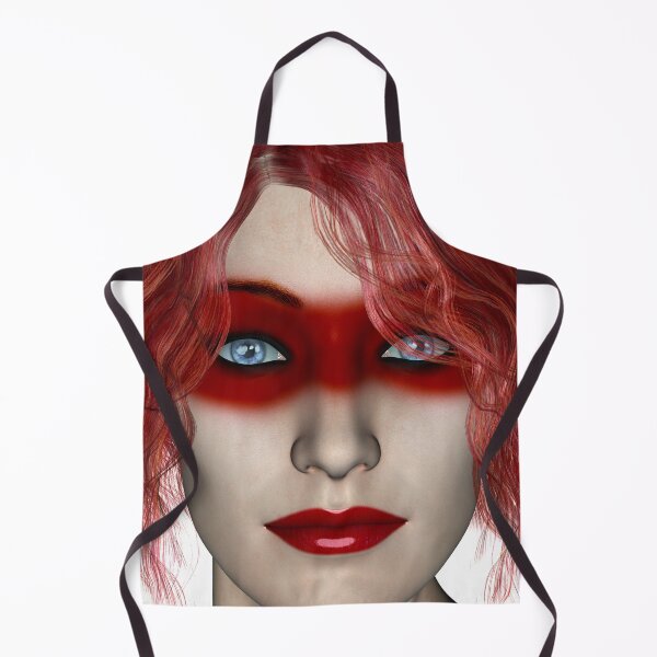 Item preview, Red Makeup Fashion Female Portrait designed and sold by BareBeauty.