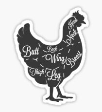 Chicken cuts Sticker
