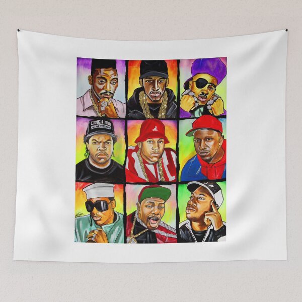 Item preview, A Rapper Record Producer Slick Rick Old School Hip Hop Golden Era  Premium Scoop Vintage designed and sold by PurdySlickRick.