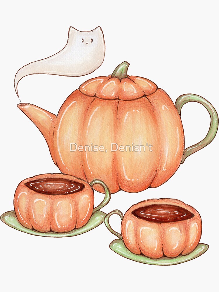 Alice in Wonderland Tea Set Pumpkin Teapot