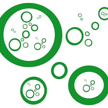 Artwork thumbnail, Green Circles by RMSartZ