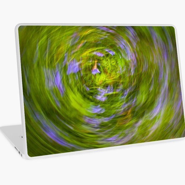 bluebell vortex Laptop Skin