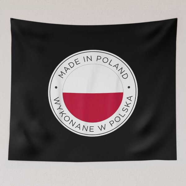 Aperçu de l'œuvre Fabriqué en Pologne Drapeau créée et vendue par Matsmalmquist.