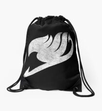 ° MANGA ° Fairy Tail B & W Logo Drawstring Bag