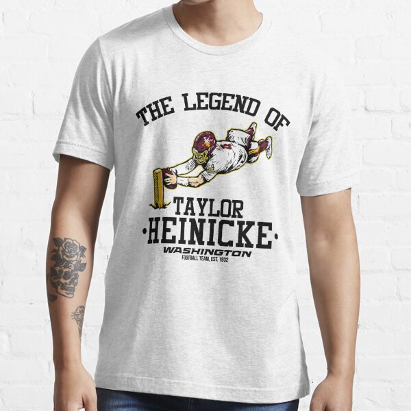 The Legend Of Taylor Heinicke Washington Football Team Essential T-Shirt  for Sale by mark321alphin