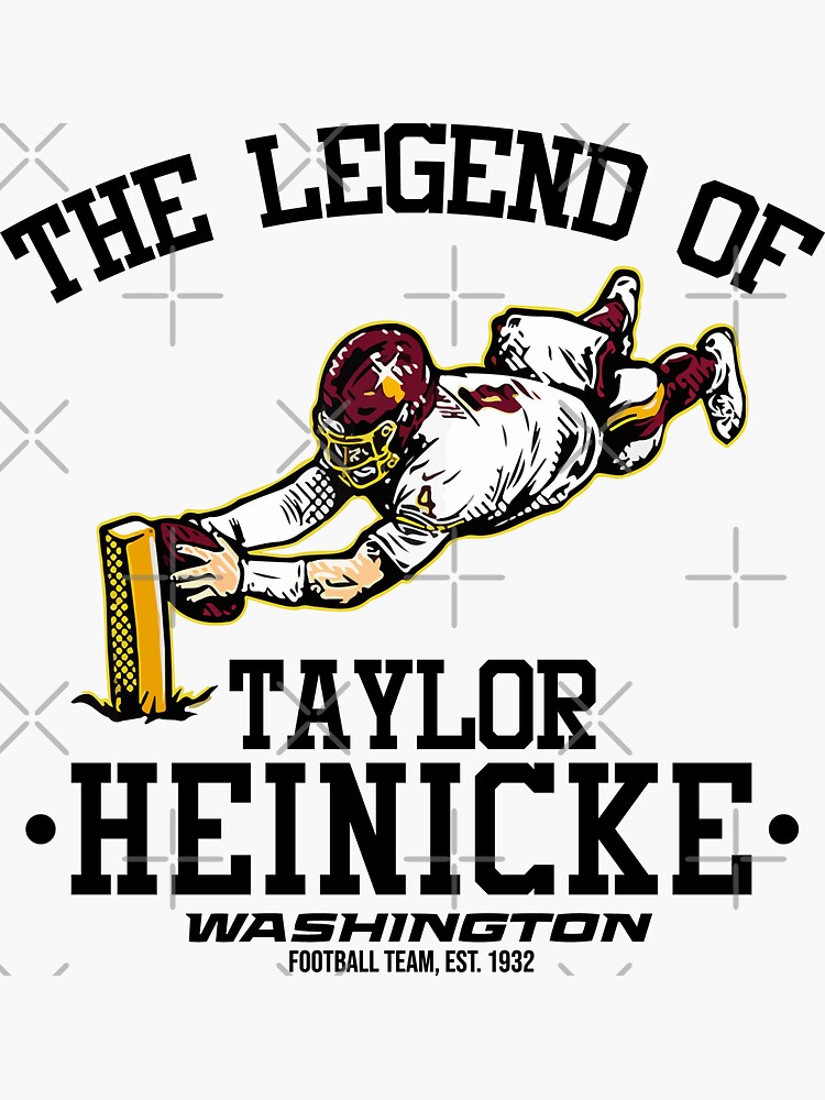 The Legend Of Taylor Heinicke Washington Football Team Essential T-Shirt  for Sale by mark321alphin