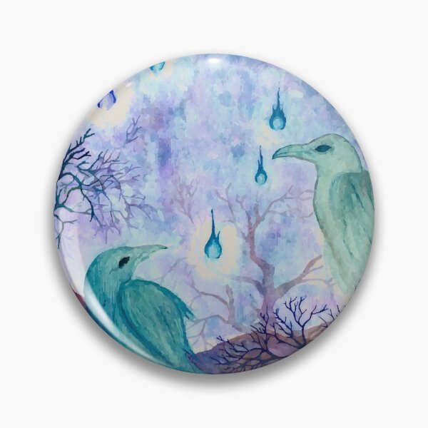 Item preview, Ravens and will o' wisp, lost spirits in the fog ~ Remake designed and sold by FaeNoirHeart.
