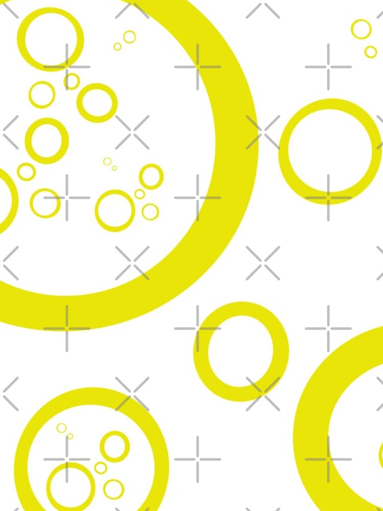 Thumbnail 4 of 4, iPhone Case, Yellow Circles designed and sold by RMSartZ.
