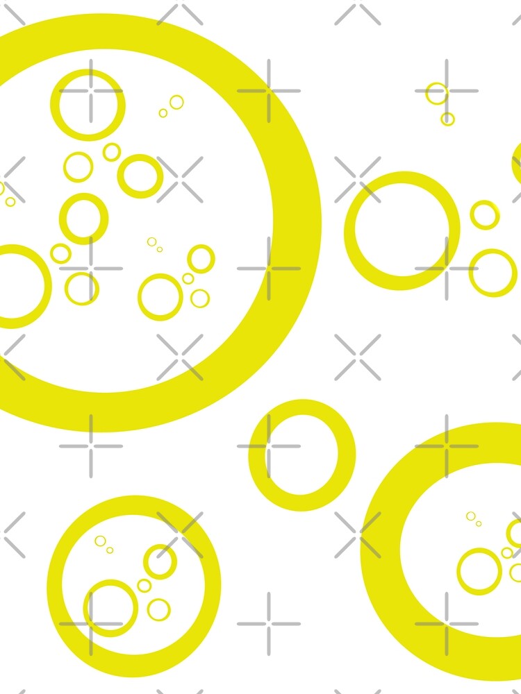 Thumbnail 3 of 3, Scarf, Yellow Circles designed and sold by RMSartZ.