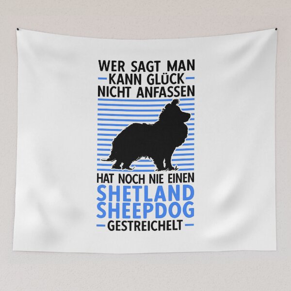 Item preview, Shetland Sheepdog petting British Sheltie designed and sold by madgrfx.