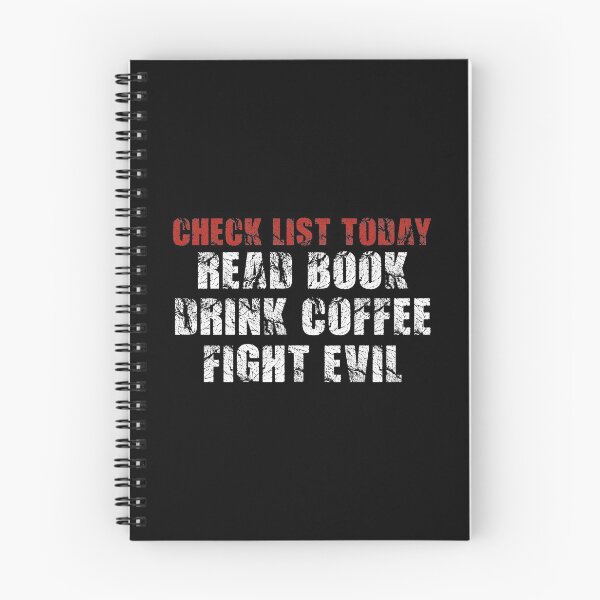 Item preview, Read Book, Drink Coffee, Fight Evil, gift for book worms designed and sold by creativitygood.