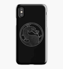 ° GEEK ° Mortal Kombat B & W Logo iPhone Case/Skin