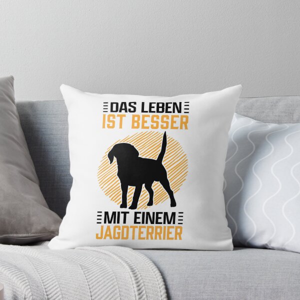 Artikelvorschau, Leben mit Deutscher Jagdterrier Jagdhund Spruch entworfen und verkauft von madgrfx.