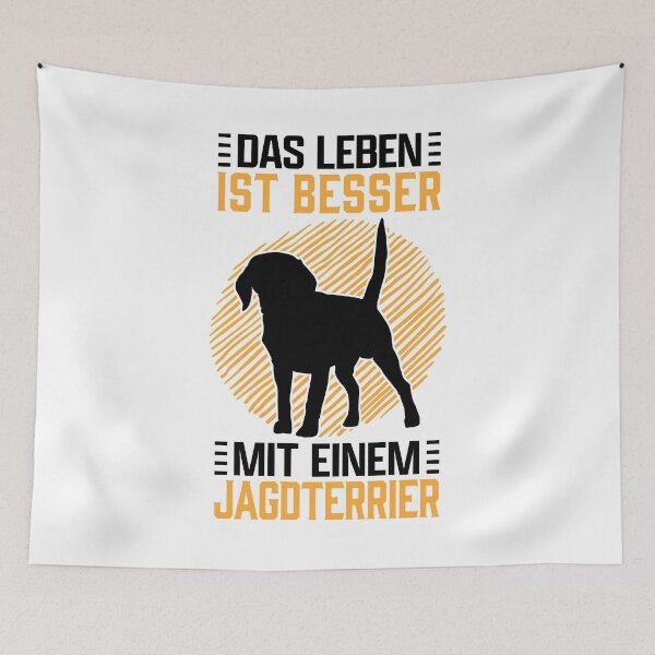 Artikelvorschau, Leben mit Deutscher Jagdterrier Jagdhund Spruch entworfen und verkauft von madgrfx.