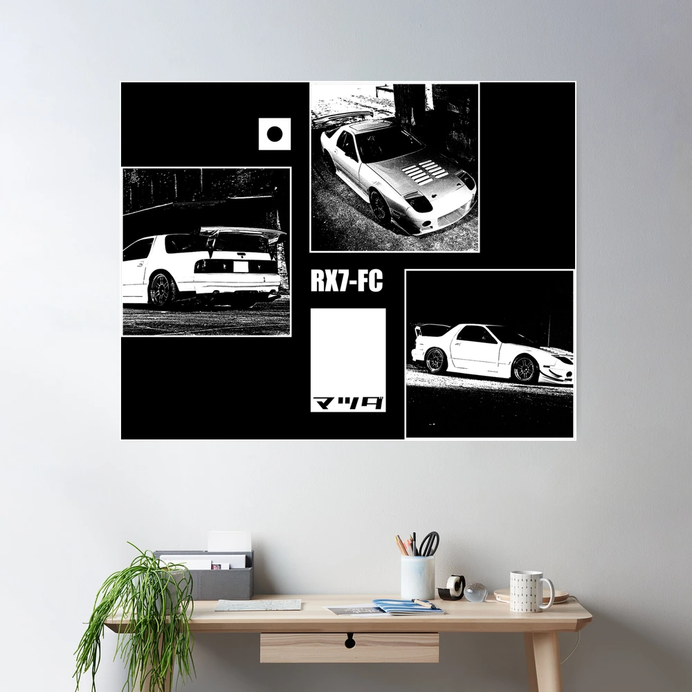 MAZDA RX-7 FC Black 'N White Archive (Black Version)