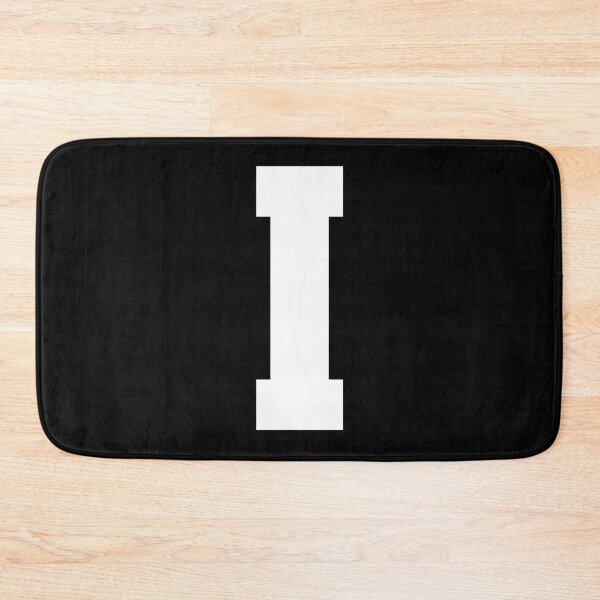 Item preview, Alphabet, White I, Sports letter I designed and sold by TheCultStuff.