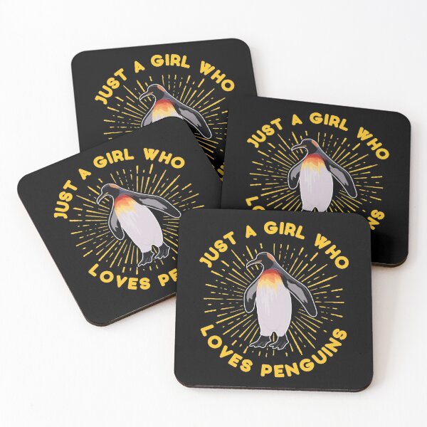 Item preview, Just A Girl Who Loves Penguins designed and sold by AmethystMurad.