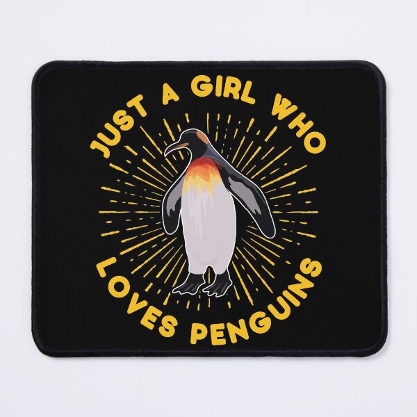 Item preview, Just A Girl Who Loves Penguins designed and sold by AmethystMurad.
